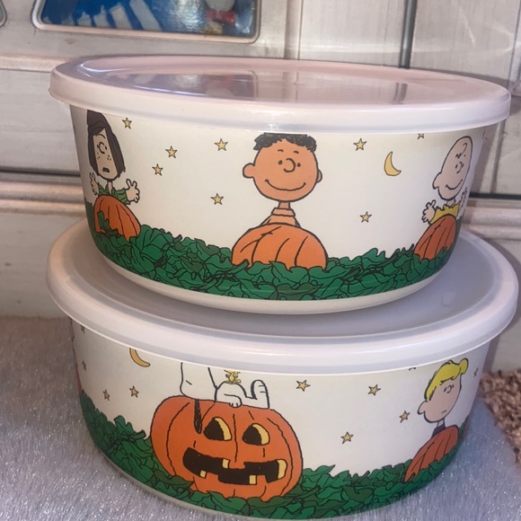 Great Pumpkin Patch Storage Food Containers NWT - Picture 1 of 4